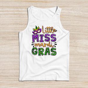 Little Miss Mardi Gras funny Mardi Gras 2024 Tank Top