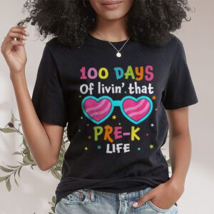 Living 100 Days Of School Pre k Life Teachers Boys Girls T Shirt 1 1