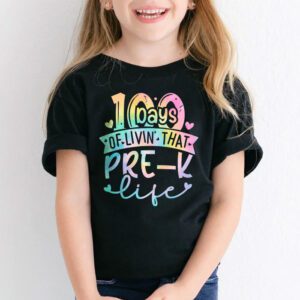 Living 100 Days Of School Pre k Life Teachers Boys Girls T Shirt 2 3