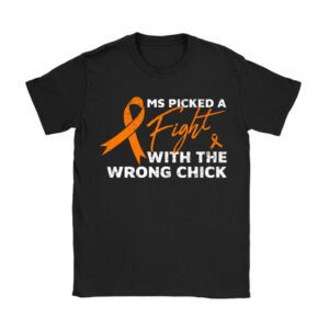 MS Warrior MS Picked A Fight Multiple Sclerosis Awareness T-Shirt