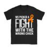 MS Warrior MS Picked A Fight Multiple Sclerosis Awareness T-Shirt