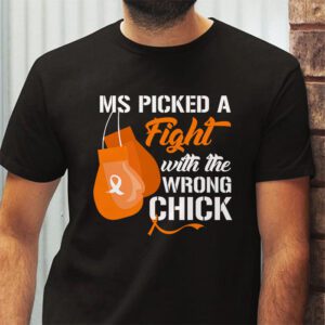 MS Warrior MS Picked A Fight Multiple Sclerosis Awareness T Shirt 2 1