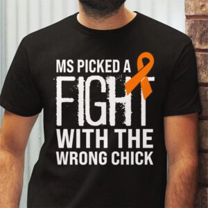 MS Warrior MS Picked A Fight Multiple Sclerosis Awareness T Shirt 2 9