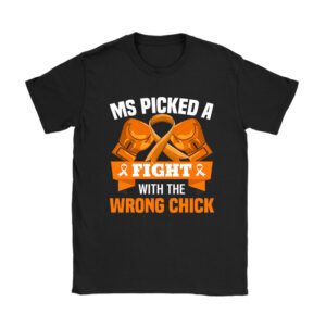 MS Warrior MS Picked A Fight Multiple Sclerosis Awareness T-Shirt