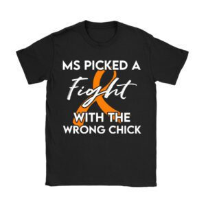 MS Warrior MS Picked A Fight Multiple Sclerosis Awareness T-Shirt