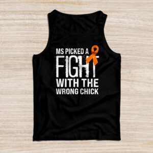 MS Warrior MS Picked A Fight Multiple Sclerosis Awareness Tank Top