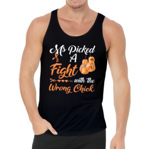 MS Warrior MS Picked A Fight Multiple Sclerosis Awareness Tank Top 3 3