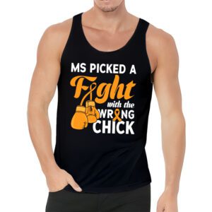 MS Warrior MS Picked A Fight Multiple Sclerosis Awareness Tank Top 3 4