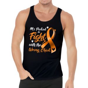 MS Warrior MS Picked A Fight Multiple Sclerosis Awareness Tank Top 3 7