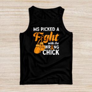 MS Warrior MS Picked A Fight Multiple Sclerosis Awareness Tank Top
