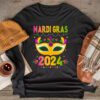 Mardi Gras 2024 Jester Outfit Kids Girls Boys Men Women Longsleeve Tee
