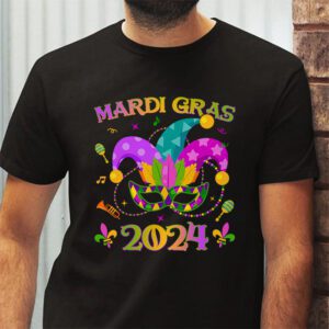 Mardi Gras 2024 Jester Outfit Kids Girls Boys Men Women T Shirt 2 1