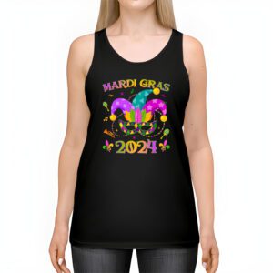 Mardi Gras 2024 Jester Outfit Kids Girls Boys Men Women Tank Top 2 1