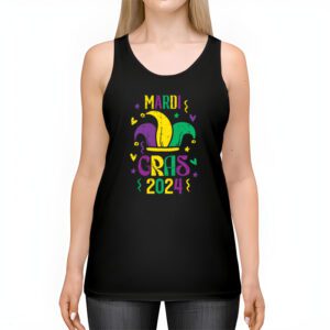 Mardi Gras 2024 Jester Outfit Kids Girls Boys Men Women Tank Top 2 3