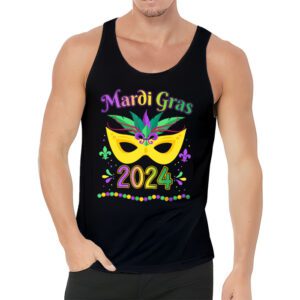 Mardi Gras 2024 Jester Outfit Kids Girls Boys Men Women Tank Top 3