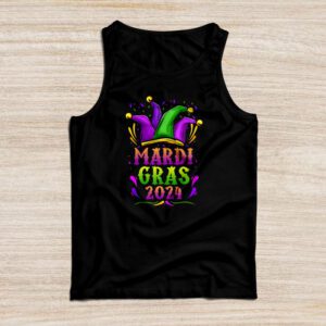 Mardi Gras 2024 Jester Outfit Kids Girls Boys Men Women Tank Top