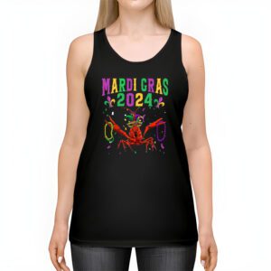 Mardi Gras 2024 Mask Fleur De Lys Beads NOLA Carnival Party Tank Top 2 1