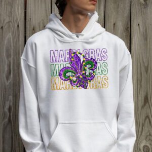 Mardi Gras 2024 Womens Girls Mask Beads New Orleans Party Hoodie 2 6