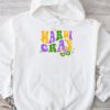 Mardi Gras 2024 - Womens Girls Mask Beads New Orleans Party Hoodie
