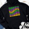 Mardi Gras 2024 - Womens Girls Mask Beads New Orleans Party Hoodie