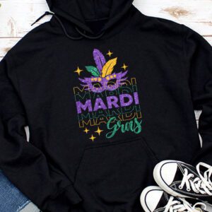 Mardi Gras 2024 – Womens Girls Mask Beads New Orleans Party Hoodie