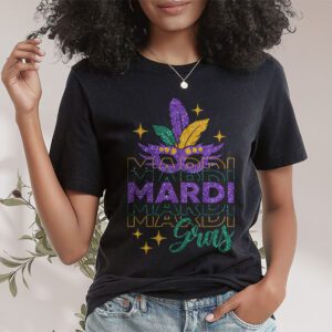 Mardi Gras 2024 Womens Girls Mask Beads New Orleans Party T Shirt 1 5