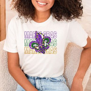 Mardi Gras 2024 Womens Girls Mask Beads New Orleans Party T Shirt 1 7