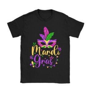 Mardi Gras 2024 – Womens Girls Mask Beads New Orleans Party T-Shirt