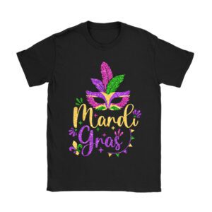 Mardi Gras 2024 - Womens Girls Mask Beads New Orleans Party T-Shirt