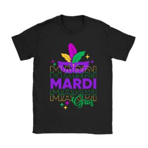 Mardi Gras 2024 - Womens Girls Mask Beads New Orleans Party T-Shirt