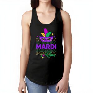 Mardi Gras 2024 Womens Girls Mask Beads New Orleans Party Tank Top 1 2