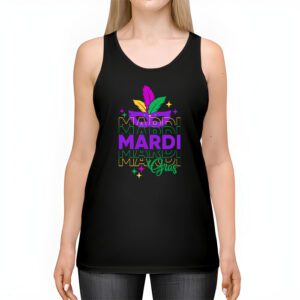 Mardi Gras 2024 Womens Girls Mask Beads New Orleans Party Tank Top 2 2