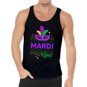 Mardi Gras 2024 Womens Girls Mask Beads New Orleans Party Tank Top 3 2