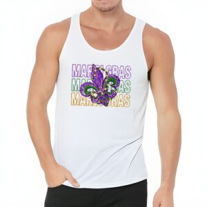 Mardi Gras 2024 Womens Girls Mask Beads New Orleans Party Tank Top 3 7