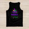 Mardi Gras 2024 - Womens Girls Mask Beads New Orleans Party Tank Top