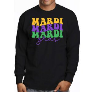 Mardi Gras Festival New Orleans Womens Longsleeve Tee 3 4