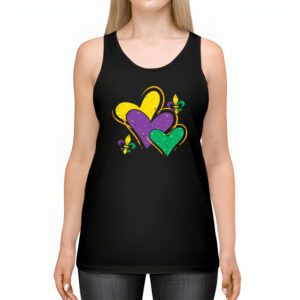 Mardi Gras Hearts Cute Outfit Women Girls Kids Toddler Tank Top 2 2