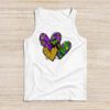 Mardi Gras Hearts Cute Outfit Women Girls Kids Toddler Tank Top