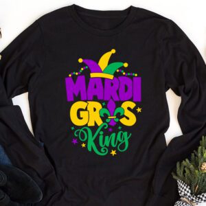 Mardi Gras King Men Carnival Costume Gift Mardi Gras Longsleeve Tee 1 5