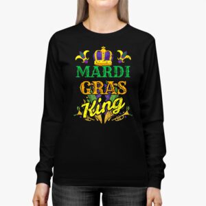 Mardi Gras King Men Carnival Costume Gift Mardi Gras Longsleeve Tee 2 3