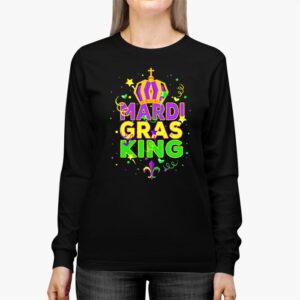 Mardi Gras King Men Carnival Costume Gift Mardi Gras Longsleeve Tee 2