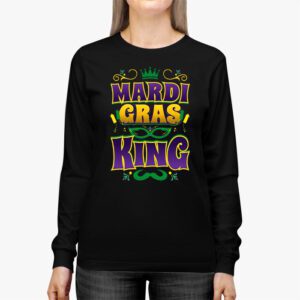 Mardi Gras King Men Carnival Costume Gift Mardi Gras Longsleeve Tee 2 4