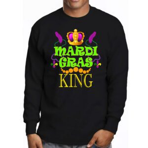 Mardi Gras King Men Carnival Costume Gift Mardi Gras Longsleeve Tee 3 1