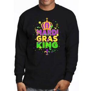 Mardi Gras King Men Carnival Costume Gift Mardi Gras Longsleeve Tee 3