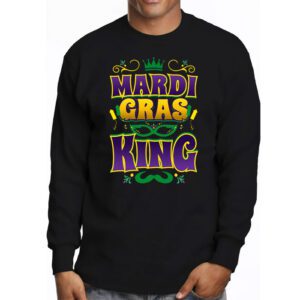 Mardi Gras King Men Carnival Costume Gift Mardi Gras Longsleeve Tee 3 4