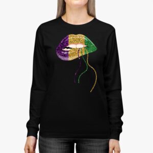 Mardi Gras Lips Queen Carnival Trendy 2024 Leopard Louisiana Longsleeve Tee 2 Mardi Gras Lips Queen Carnival Trendy 2024 Leopard Louisiana Longsleeve Tee 2 1