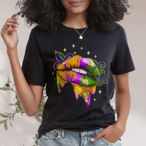 Mardi Gras Lips Queen Carnival Trendy 2024 Leopard Louisiana T Shirt 1