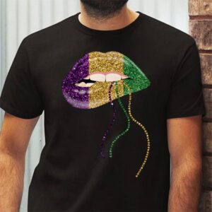 Mardi Gras Lips Queen Carnival Trendy 2024 Leopard Louisiana T-Shirt 2 Mardi Gras Lips Queen Carnival Trendy 2024 Leopard Louisiana T Shirt 2 1