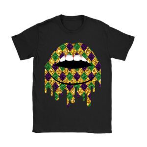 Mardi Gras Lips Queen Carnival Trendy 2024 Leopard Louisiana T-Shirt