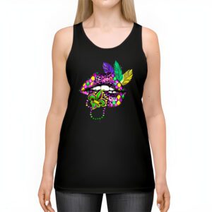 Mardi Gras Lips Queen Carnival Trendy 2024 Leopard Louisiana Tank Top 2 4